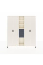 Arges Dolap 15 Raflı 2 Çekmeceli 4 Kapaklı 220x30x243 Aytaşı-Aytaşı/Antrasit