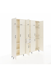 Arges Gardrop 10 Raflı 2 Çekmeceli 3 Askılı 220x30x243 Aytaşı-Aytaşı