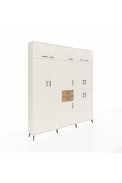 Arges Dolap 10 Raflı 2 Çekmeceli 3 Askılı 220x30x243 Aytaşı-Aytaşı/Çam