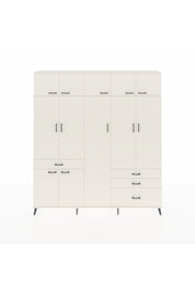 Arges Gardrop 11 Raflı 4 Çekmeceli 2 Askılı 220x30x243 Aytaşı-Aytaşı