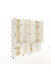 Arges Gardrop 11 Raflı 4 Çekmeceli 2 Askılı 220x30x243 Aytaşı-Aytaşı