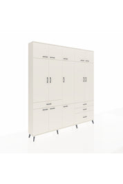 Arges Gardrop 8 Raflı 4 Çekmeceli 3 Askılı 220x30x243 Aytaşı-Aytaşı