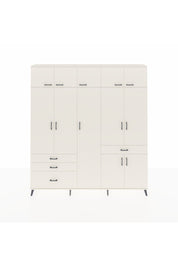 Arges Gardrop 11 Raflı 4 Çekmeceli 2 Askılı 220x30x243 Aytaşı-Aytaşı