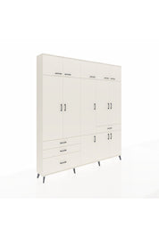 Arges Gardrop 8 Raflı 4 Çekmeceli 3 Askılı 220x30x243 Aytaşı-Aytaşı