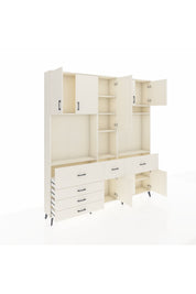 Arges Gardrop 10 Raflı 6 Çekmeceli 8 Kapaklı 220x30x243 Aytaşı-Aytaşı