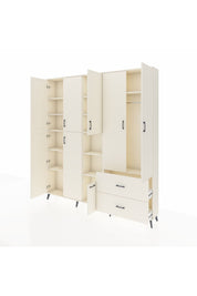 Arges Gardrop 12 Raflı 2 Çekmeceli Tek Askılı 220x30x243 Aytaşı-Aytaşı