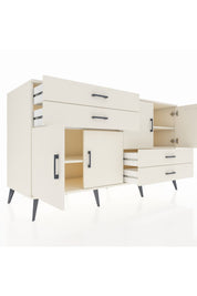 Kronos Konsol 3 Raflı 4 Çekmeceli 4 Kapaklı 176x59x99 Aytaşı-Aytaşı