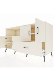 Kronos Konsol 4 Raflı Tek Çekmeceli 4 Kapaklı 176x59x99 Aytaşı-Aytaşı