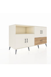 Kronos Konsol 4 Raflı Tek Çekmeceli 4 Kapaklı 176x59x99 Aytaşı-Aytaşı/Çam