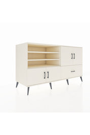 Kronos Konsol 5 Raflı Tek Çekmeceli 4 Kapaklı 176x59x99 Aytaşı-Aytaşı