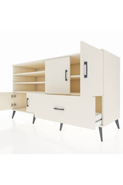 Kronos Konsol 5 Raflı Tek Çekmeceli 4 Kapaklı 176x59x99 Aytaşı-Aytaşı