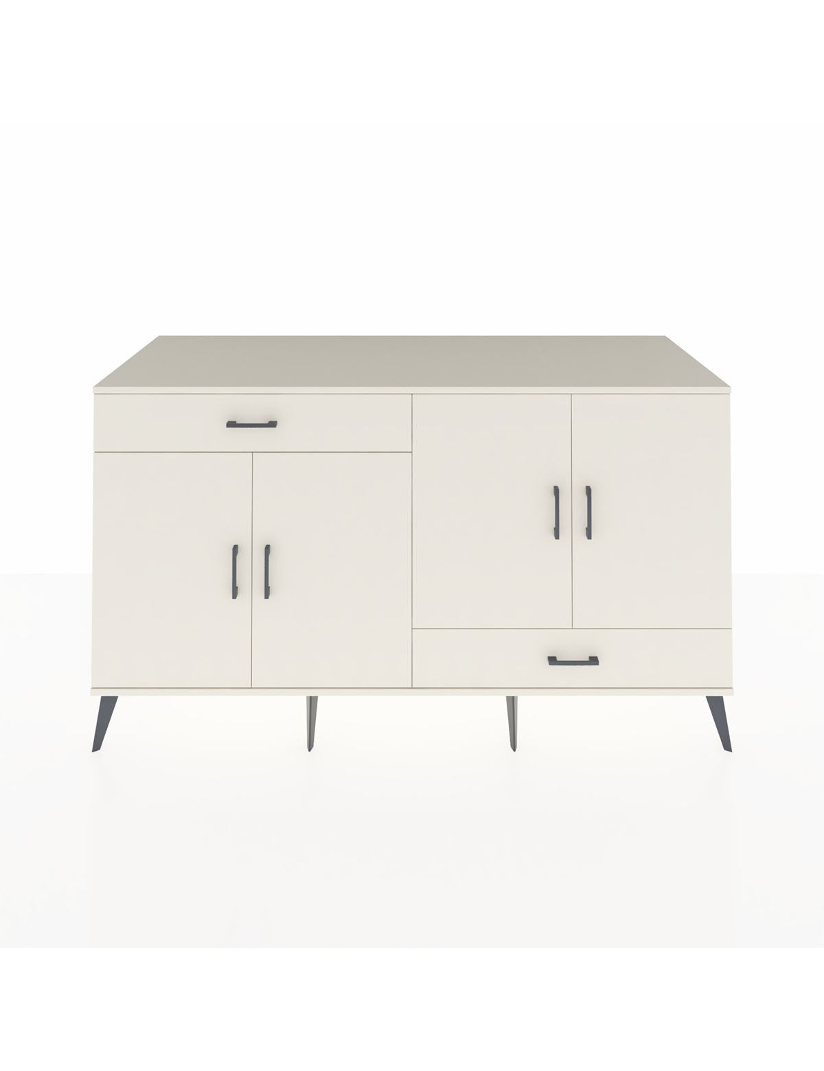 Kronos Konsol 5 Raflı 2 Çekmeceli 4 Kapaklı 176x59x99 Aytaşı-Aytaşı