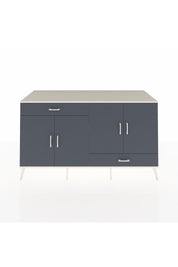 Kronos Konsol 5 Raflı 2 Çekmeceli 4 Kapaklı 176x59x99 Aytaşı-Antrasit