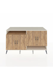 Kronos Konsol 6 Raflı 4 Kapaklı 176x59x99 Aytaşı-Çam