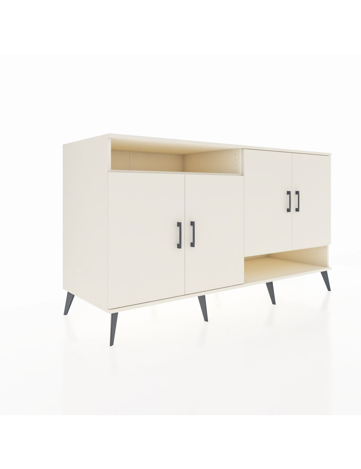 Kronos Konsol 6 Raflı 4 Kapaklı 176x59x99 Aytaşı-Aytaşı