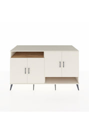 Kronos Konsol 6 Raflı 4 Kapaklı 176x59x99 Aytaşı-Aytaşı/Çam