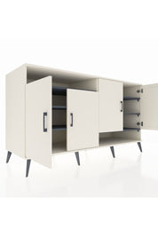 Kronos Konsol 6 Raflı 4 Kapaklı 176x59x99 Aytaşı-Aytaşı/Antrasit