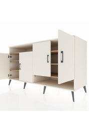 Kronos Konsol 6 Raflı 4 Kapaklı 176x59x99 Aytaşı-Aytaşı/Çam