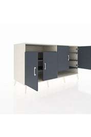 Kronos Konsol 6 Raflı 4 Kapaklı 176x59x99 Aytaşı-Antrasit