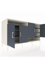 Kronos Konsol 6 Raflı 4 Kapaklı 176x59x99 Aytaşı-Antrasit