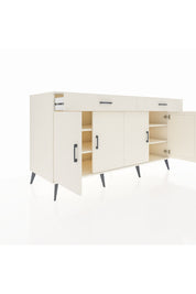 Kronos Konsol 4 Raflı 2 Çekmeceli 4 Kapaklı 176x59x99 Aytaşı-Aytaşı