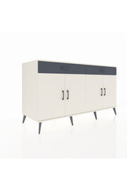 Kronos Konsol 4 Raflı 2 Çekmeceli 4 Kapaklı 176x59x99 Aytaşı-Aytaşı/Antrasit