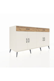 Kronos Konsol 4 Raflı 2 Çekmeceli 4 Kapaklı 176x59x99 Aytaşı-Aytaşı/Çam