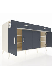 Kronos Konsol 4 Raflı 2 Çekmeceli 4 Kapaklı 176x59x99 Aytaşı-Antrasit