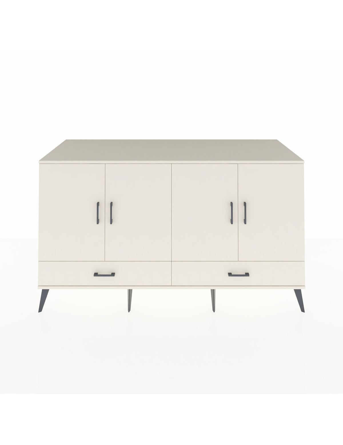 Kronos Konsol 6 Raflı 2 Çekmeceli 4 Kapaklı 176x59x99 Aytaşı-Aytaşı