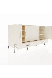 Kronos Konsol 6 Raflı 2 Çekmeceli 4 Kapaklı 176x59x99 Aytaşı-Aytaşı