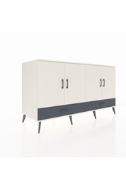 Kronos Konsol 6 Raflı 2 Çekmeceli 4 Kapaklı 176x59x99 Aytaşı-Aytaşı/Antrasit