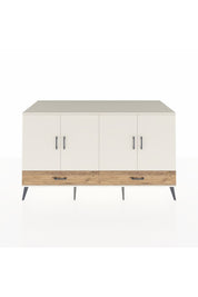 Kronos Konsol 6 Raflı 2 Çekmeceli 4 Kapaklı 176x59x99 Aytaşı-Aytaşı/Çam