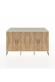 Kronos Konsol 4 Raflı 4 Kapaklı 176x59x99 Aytaşı-Çam/Aytaşı