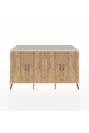 Kronos Konsol 4 Raflı 4 Kapaklı 176x59x99 Aytaşı-Çam