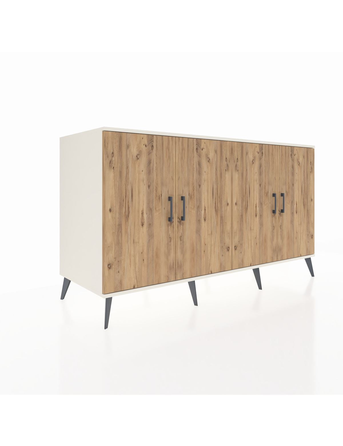 Kronos Konsol 4 Raflı 4 Kapaklı 176x59x99 Aytaşı-Çam