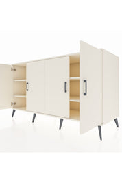 Kronos Konsol 4 Raflı 4 Kapaklı 176x59x99 Aytaşı-Aytaşı