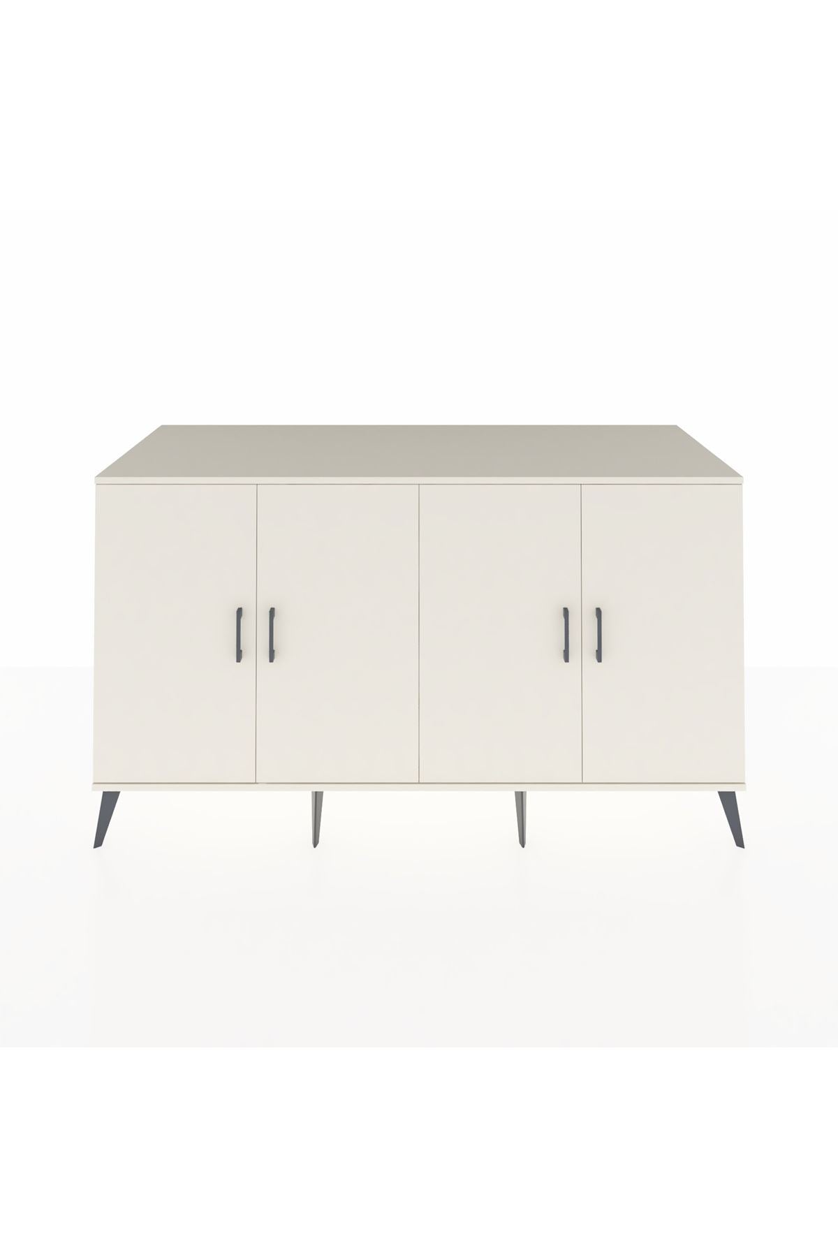 Kronos Konsol 4 Raflı 4 Kapaklı 176x59x99 Aytaşı-Aytaşı/Çam