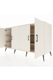 Kronos Konsol 4 Raflı 4 Kapaklı 176x59x99 Aytaşı-Aytaşı/Çam