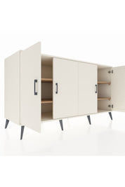 Kronos Konsol 4 Raflı 4 Kapaklı 176x59x99 Aytaşı-Aytaşı/Çam