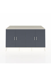 Kronos Konsol 4 Raflı 4 Kapaklı 176x59x99 Aytaşı-Antrasit