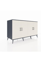 Kronos Konsol 4 Raflı 4 Kapaklı 176x59x99 Antrasit-Aytaşı