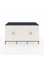 Kronos Konsol 4 Raflı 4 Kapaklı 176x59x99 Antrasit-Aytaşı/Antrasit