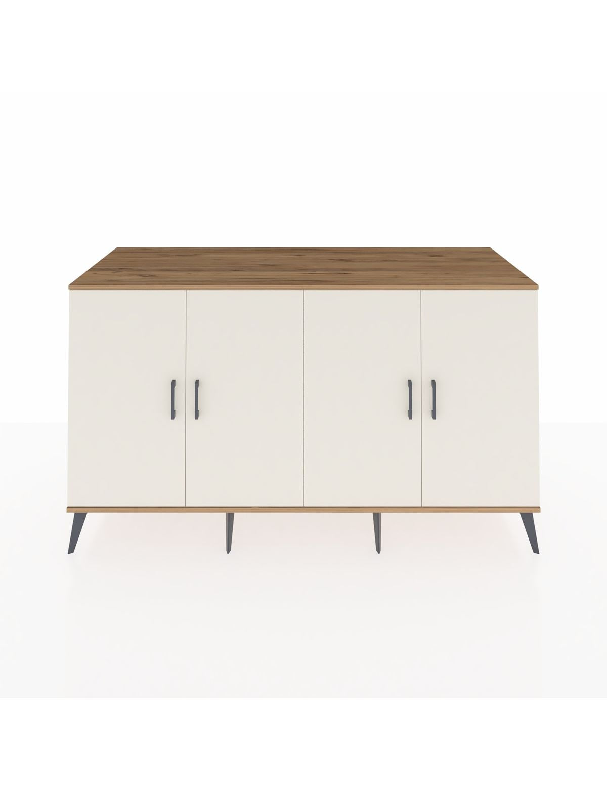 Kronos Konsol 4 Raflı 4 Kapaklı 176x59x99 Çam-Aytaşı