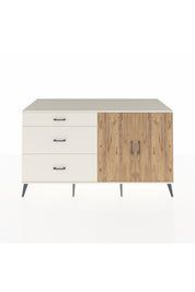 Kronos Konsol 2 Raflı 3 Çekmeceli 2 Kapaklı 176x59x99 Aytaşı-Çam/Aytaşı