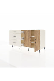 Kronos Konsol 2 Raflı 3 Çekmeceli 2 Kapaklı 176x59x99 Aytaşı-Çam/Aytaşı