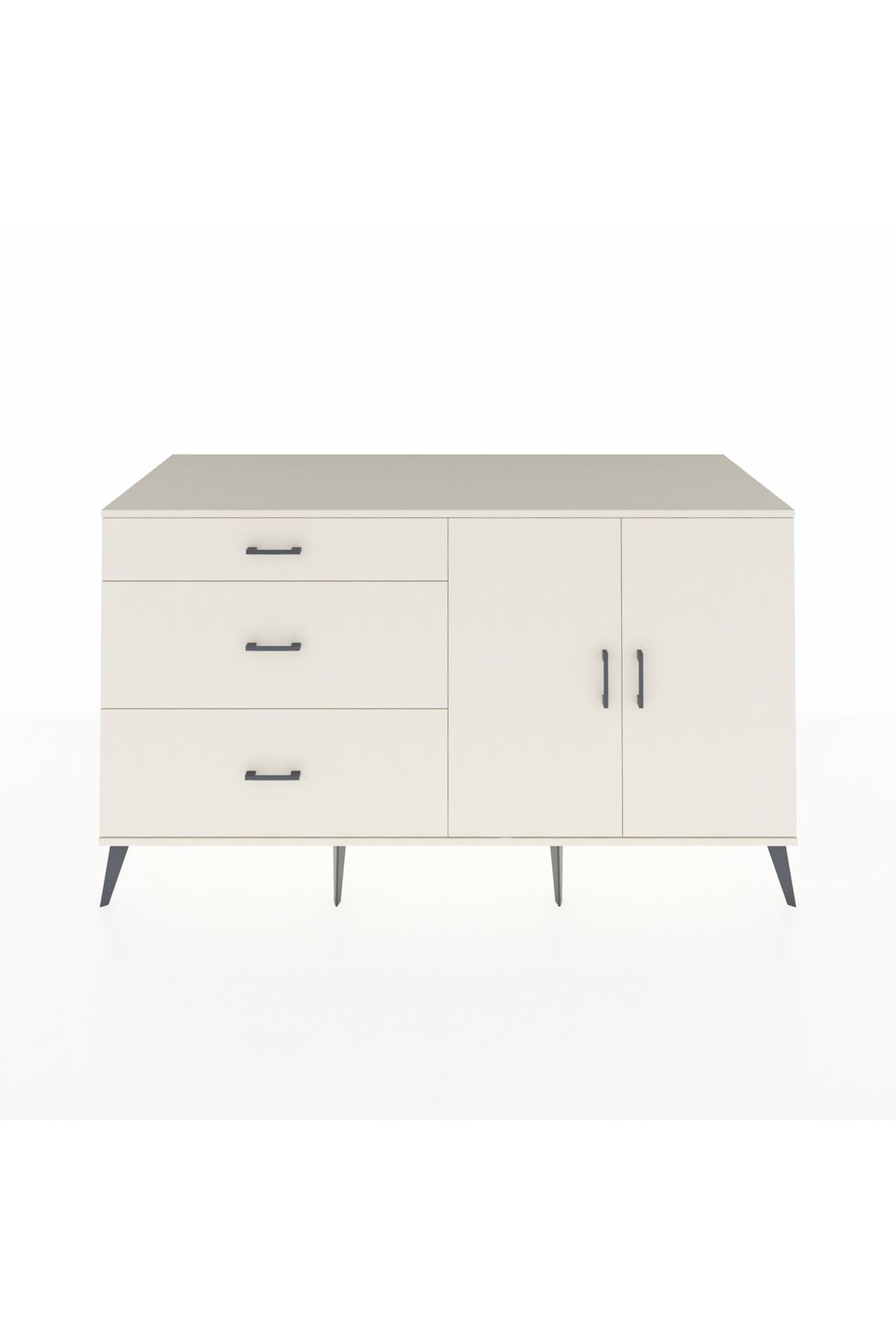 Kronos Konsol 2 Raflı 3 Çekmeceli 2 Kapaklı 176x59x99 Aytaşı-Aytaşı