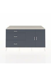 Kronos Konsol 2 Raflı 3 Çekmeceli 2 Kapaklı 176x59x99 Aytaşı-Antrasit