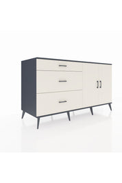 Kronos Konsol 2 Raflı 3 Çekmeceli 2 Kapaklı 176x59x99 Antrasit-Aytaşı