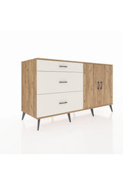 Kronos Konsol 2 Raflı 3 Çekmeceli 2 Kapaklı 176x59x99 Çam-Çam/Aytaşı