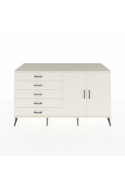 Kronos Konsol 2 Raflı 5 Çekmeceli 2 Kapaklı 176x59x99 Aytaşı-Aytaşı